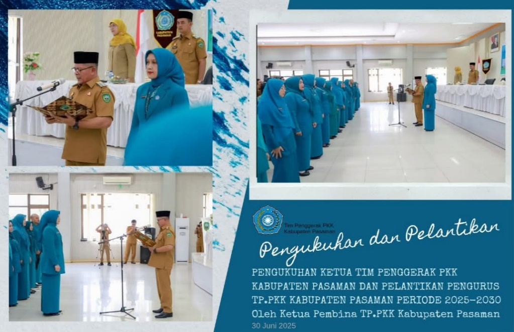 Pengukuhan Ketua dan Pelantikan Pengurus TP PKK Kabupaten