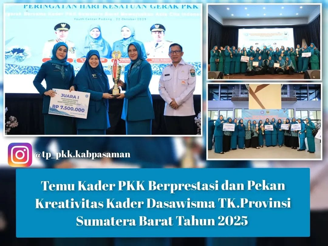 Temu Kader PKK Berprestasi dan Pekan Kreativitas Kader Dasawisma