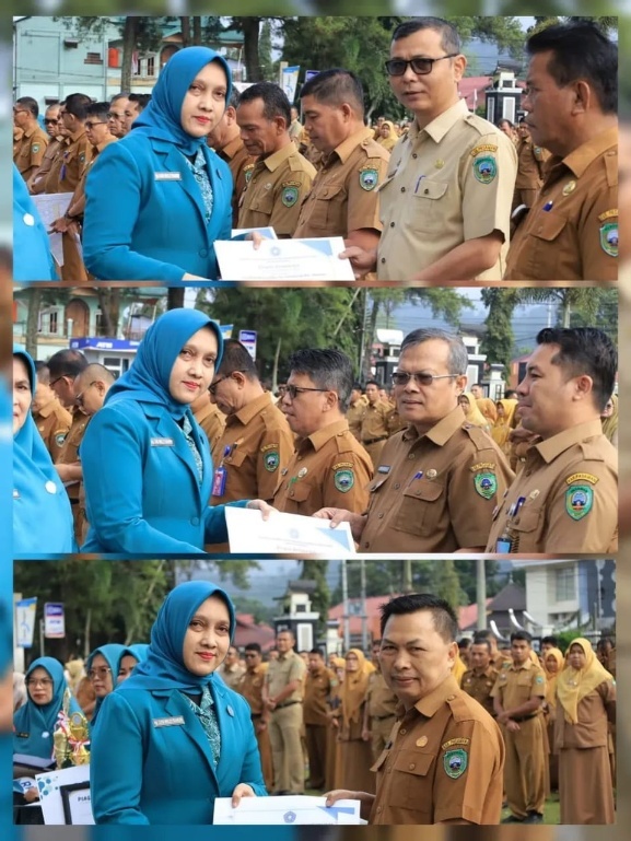 Penyerahan Tropi dan Piagam Pemenang Lomba Gerakan PKK Tingkat Provinsi dan Penyerahan Piagam ucapan terima kasih kepada OPD terkait